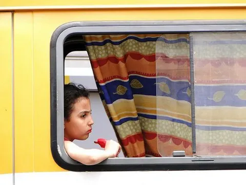 Maroko | Autobus na ulicach Casablanki