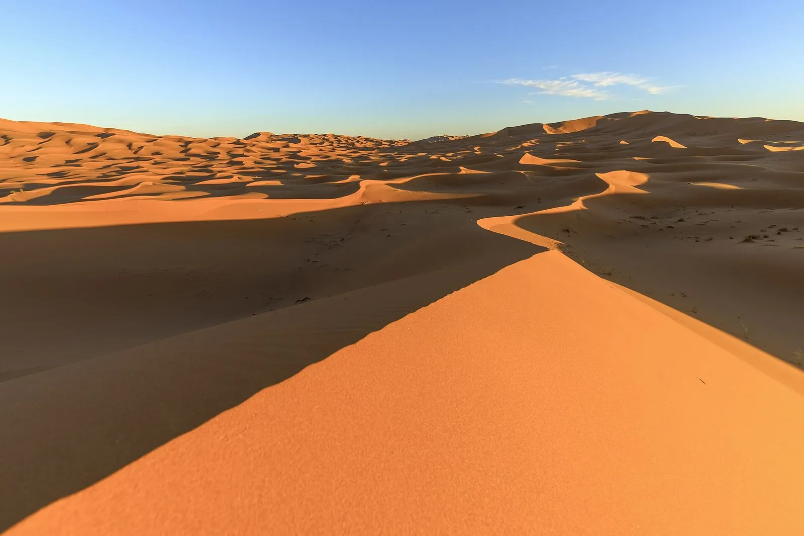 Maroko | Wydmy Erg Chebbi w wieczornym świetle