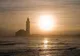 Maroko | Minaret Meczetu Hassana II w Casablance o zachodzie słońca