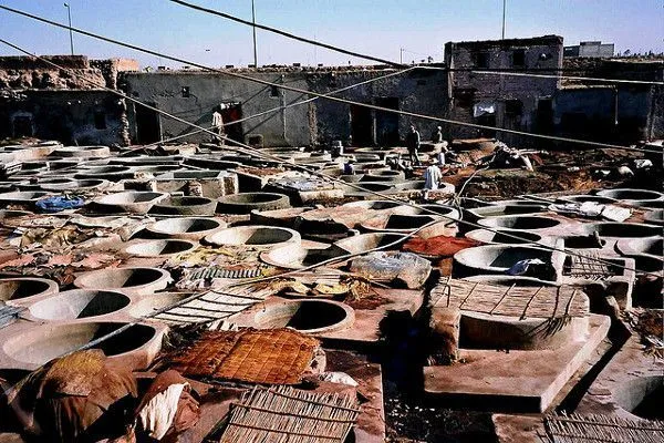 Maroko | Stara garbarnia, Marrakesz